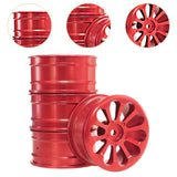 Maxbell 1/:10 Scale Wheel Lip Mini Replacement Components for 128 86S RC Hobby Model Red