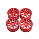 Maxbell 1/:10 Scale Wheel Lip Mini Replacement Components for 128 86S RC Hobby Model Red