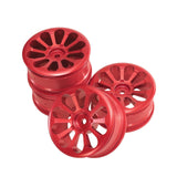 Maxbell 1/:10 Scale Wheel Lip Mini Replacement Components for 128 86S RC Hobby Model Red