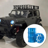 Maxbell 1/:10 Scale Wheel Lip Mini Replacement Components for 128 86S RC Hobby Model SkyBlue