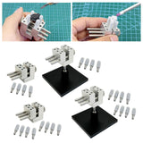 Maxbell Mini Table Vise Miniature Workbench Vise for Jewelry Model Figures Sculpture 4  Clamp rod