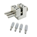 Maxbell Mini Table Vise Miniature Workbench Vise for Jewelry Model Figures Sculpture 4  Clamp rod