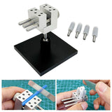 Maxbell Mini Table Vise Miniature Workbench Vise for Jewelry Model Figures Sculpture 4 Clamp rod and base