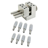 Maxbell Mini Table Vise Miniature Workbench Vise for Jewelry Model Figures Sculpture 8 Clamp rod