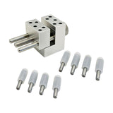 Maxbell Mini Table Vise Miniature Workbench Vise for Jewelry Model Figures Sculpture 8 Clamp rod