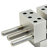 Maxbell Mini Table Vise Miniature Workbench Vise for Jewelry Model Figures Sculpture 8 Clamp rod