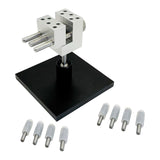 Maxbell Mini Table Vise Miniature Workbench Vise for Jewelry Model Figures Sculpture 8 Clamp rod and base