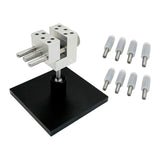 Maxbell Mini Table Vise Miniature Workbench Vise for Jewelry Model Figures Sculpture 8 Clamp rod and base