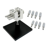 Maxbell Mini Table Vise Miniature Workbench Vise for Jewelry Model Figures Sculpture 8 Clamp rod and base