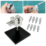 Maxbell Mini Table Vise Miniature Workbench Vise for Jewelry Model Figures Sculpture 8 Clamp rod and base