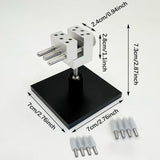 Maxbell Mini Table Vise Miniature Workbench Vise for Jewelry Model Figures Sculpture 8 Clamp rod and base