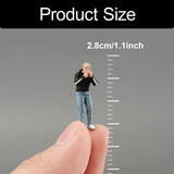 Maxbell 1:64 Scale Diorama Photography Man Figure Layout for Photo Prop Fairy Garden