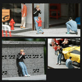 Maxbell 1:64 Scale Diorama Photography Man Figure Layout for Photo Prop Fairy Garden