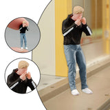 Maxbell 1:64 Scale Diorama Photography Man Figure Layout for Photo Prop Fairy Garden