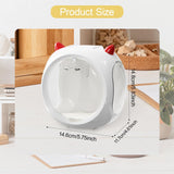 Maxbell Figurine Display Case Display Box for Dolls Mini Action Figures Collectibles White