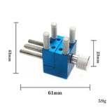 Maxbell Mini Bench Vise Adjustable Workbench for DIY Building Model Painting Carving Without Base