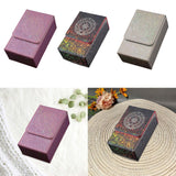 Maxbell Tarots Card Storage Box Dustproof Container Stylish Portable Game Card Case