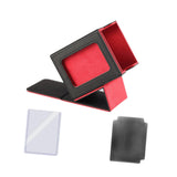 Maxbell Trading Card Box Baseball Cards Protector Sturdy Container Display Organizer Red