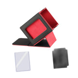 Maxbell Trading Card Box Baseball Cards Protector Sturdy Container Display Organizer Red