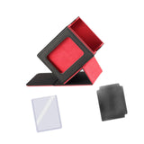 Maxbell Trading Card Box Baseball Cards Protector Sturdy Container Display Organizer Red