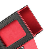 Maxbell Trading Card Box Baseball Cards Protector Sturdy Container Display Organizer Red