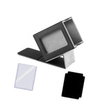 Maxbell Trading Card Box Baseball Cards Protector Sturdy Container Display Organizer Gray