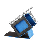 Maxbell Trading Card Box Baseball Cards Protector Sturdy Container Display Organizer Blue