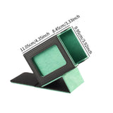 Maxbell Trading Card Box Baseball Cards Protector Sturdy Container Display Organizer Green