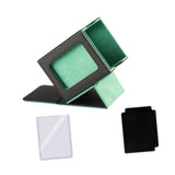 Maxbell Trading Card Box Baseball Cards Protector Sturdy Container Display Organizer Green