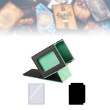 Maxbell Trading Card Box Baseball Cards Protector Sturdy Container Display Organizer Green