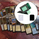 Maxbell Trading Card Box Baseball Cards Protector Sturdy Container Display Organizer Green