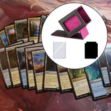 Maxbell Trading Card Box Baseball Cards Protector Sturdy Container Display Organizer Purple