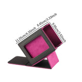 Maxbell Trading Card Box Baseball Cards Protector Sturdy Container Display Organizer Purple