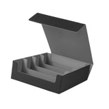 Maxbell Trading Cards Storage Box Container Lightweight PU Leather Display Organizer Gray