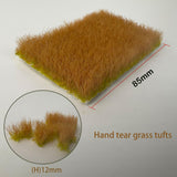 Maxbell Grass Tufts Model DIY Mini Landscape Grass 1:35 1:64 1:87 DIY Crafts Railway Wood yellow