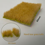 Maxbell Grass Tufts Model DIY Mini Landscape Grass 1:35 1:64 1:87 DIY Crafts Railway Grass yellow