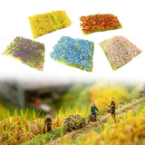 Maxbell Static Grass Tuft Accessory Simulation Turf for Train Scenery Layout Railway orange yellow