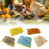 Maxbell Static Grass Tuft Accessory Simulation Turf for Train Scenery Layout Railway orange yellow