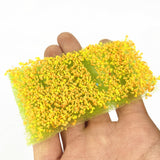 Maxbell Static Grass Tuft Accessory Simulation Turf for Train Scenery Layout Railway orange yellow