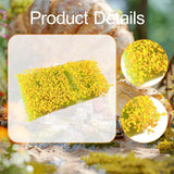 Maxbell Static Grass Tuft Accessory Simulation Turf for Train Scenery Layout Railway orange yellow