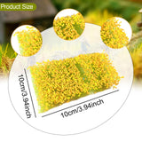 Maxbell Static Grass Tuft Accessory Simulation Turf for Train Scenery Layout Railway orange yellow