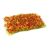 Maxbell Static Grass Tuft Accessory Simulation Turf for Train Scenery Layout Railway red orange