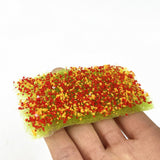 Maxbell Static Grass Tuft Accessory Simulation Turf for Train Scenery Layout Railway red orange