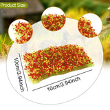 Maxbell Static Grass Tuft Accessory Simulation Turf for Train Scenery Layout Railway red orange