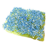 Maxbell Static Grass Tuft Accessory Simulation Turf for Train Scenery Layout Railway blue white