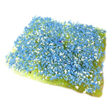 Maxbell Static Grass Tuft Accessory Simulation Turf for Train Scenery Layout Railway blue white