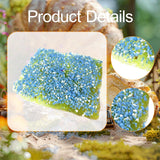 Maxbell Static Grass Tuft Accessory Simulation Turf for Train Scenery Layout Railway blue white