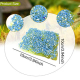 Maxbell Static Grass Tuft Accessory Simulation Turf for Train Scenery Layout Railway blue white