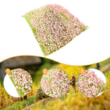 Maxbell Static Grass Tuft Accessory Simulation Turf for Train Scenery Layout Railway pink