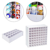Maxbell Watercolor Paint Storage Rack Pigments Shelf for Oil Paints Brushes Pigments 21 slots